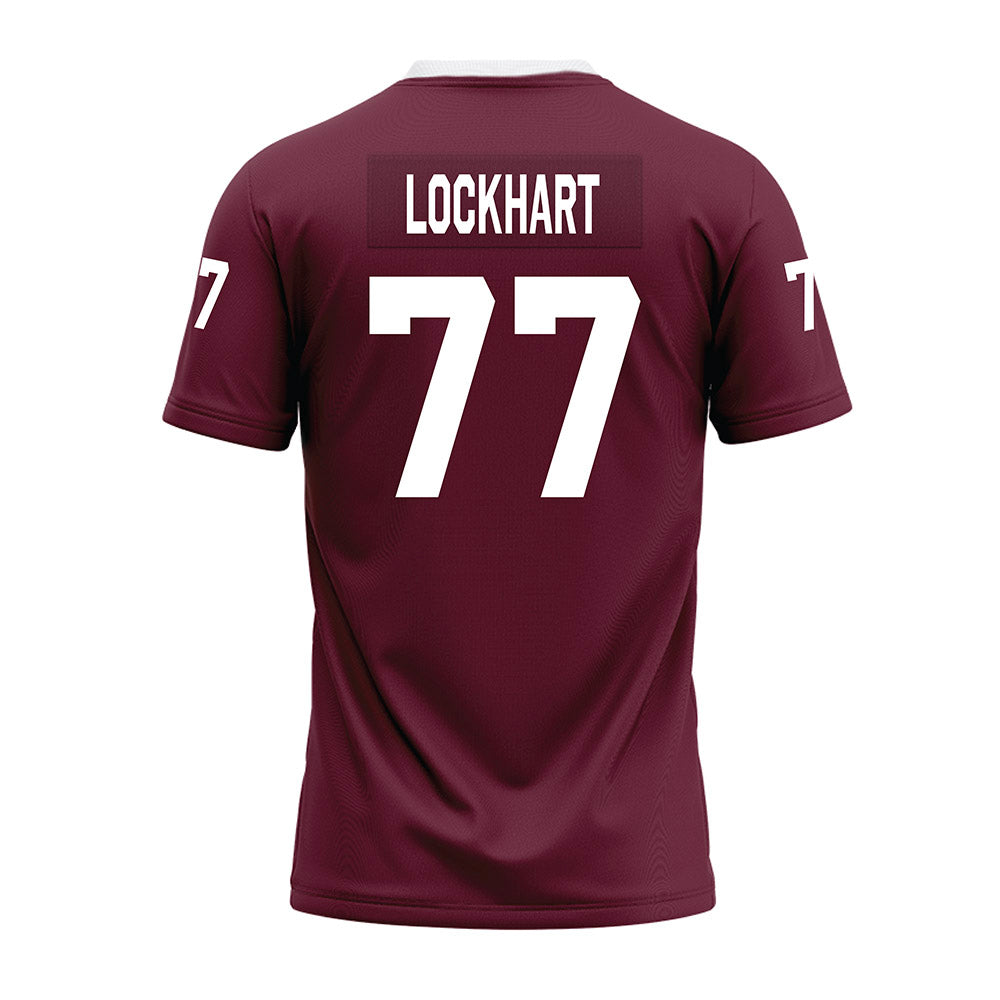 Mississippi State - NCAA Football : Tyler Lockhart - Maroon Premium Football Jersey-1
