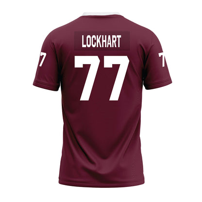 Mississippi State - NCAA Football : Tyler Lockhart - Maroon Premium Football Jersey-1