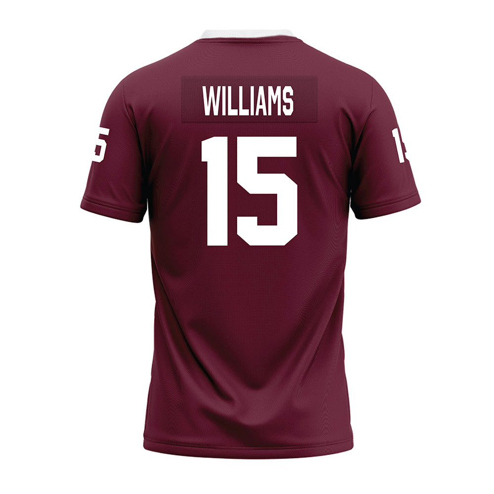 Mississippi State - NCAA Football : Marcus Williams - Maroon Premium Football Jersey-1