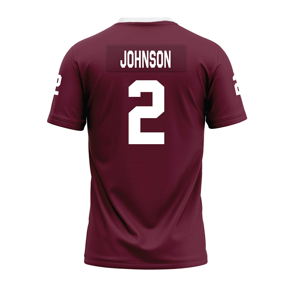 Mississippi State - NCAA Football : Marquis Johnson - Maroon Premium Football Jersey-1