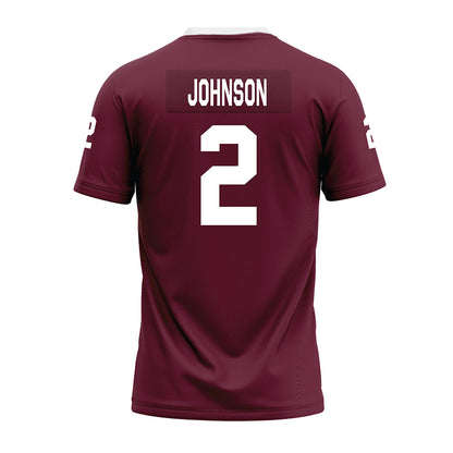 Mississippi State - NCAA Football : Marquis Johnson - Maroon Premium Football Jersey-1