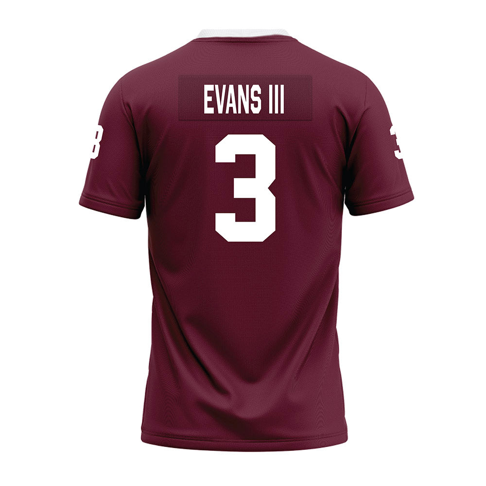 Mississippi State - NCAA Football : Anthony Evans III - Maroon Premium Football Jersey-1