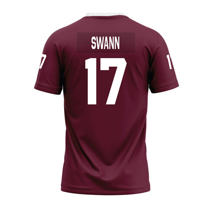 Mississippi State - NCAA Football : AJ Swann - Maroon Premium Football Jersey-1