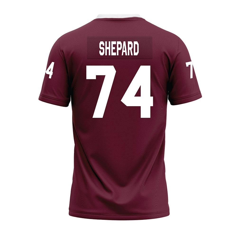 Mississippi State - NCAA Football : Kison Shepard - Maroon Premium Football Jersey-1
