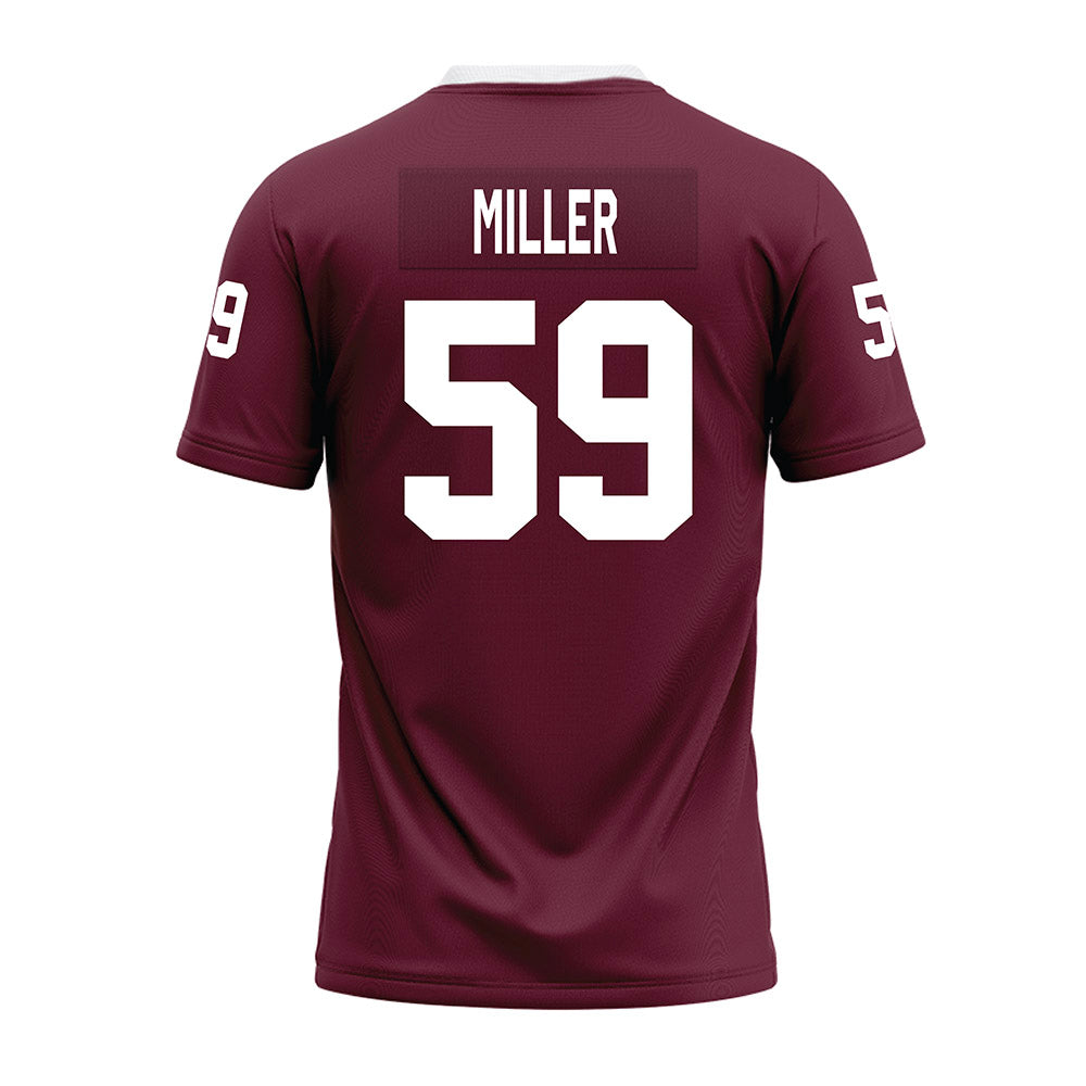 Mississippi State - NCAA Football : Tyler Miller - Maroon Premium Football Jersey-1