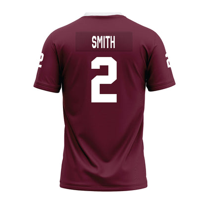Mississippi State - NCAA Football : Isaac Smith - Maroon Premium Football Jersey-1