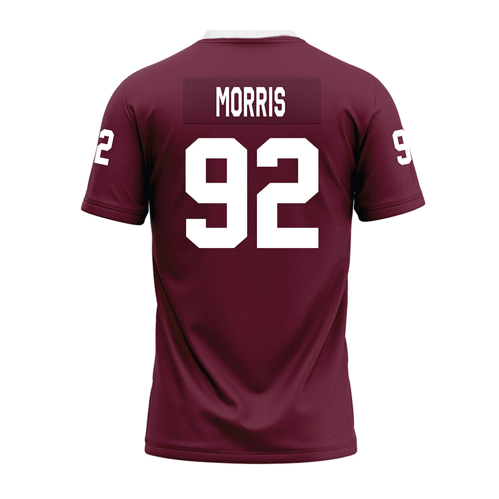 Mississippi State - NCAA Football : Kaleb Morris - Maroon Premium Football Jersey-1