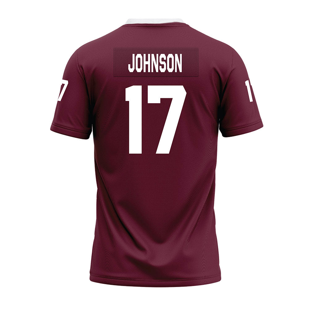 Mississippi State - NCAA Football : Kyle Johnson - Maroon Premium Football Jersey-1
