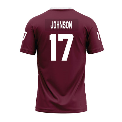 Mississippi State - NCAA Football : Kyle Johnson - Maroon Premium Football Jersey-1