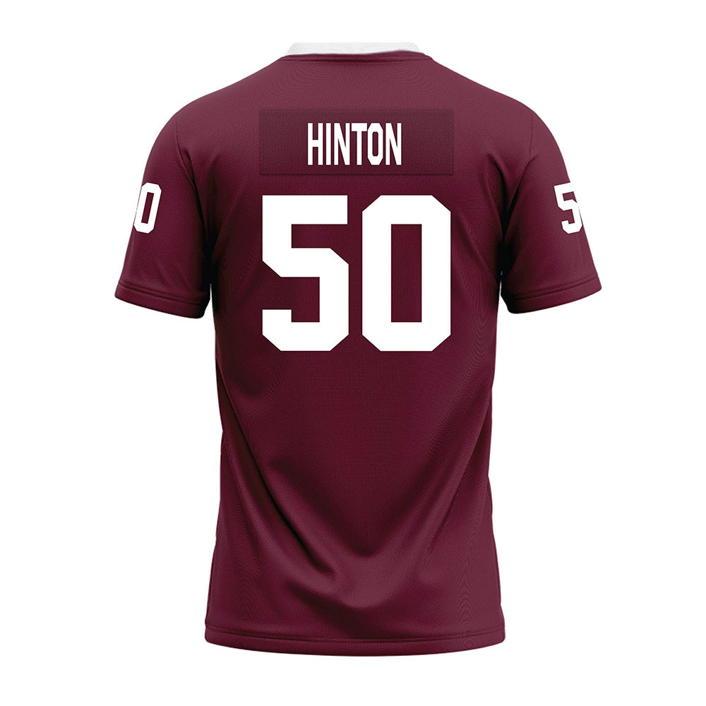 Mississippi State - NCAA Football : Tabias Hinton - Maroon Premium Football Jersey-1