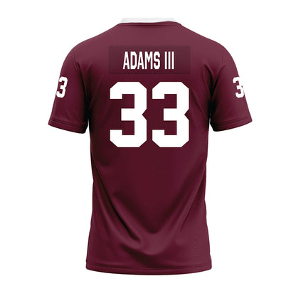 Mississippi State - NCAA Football : Douglas Adams III - Maroon Premium Football Jersey-1
