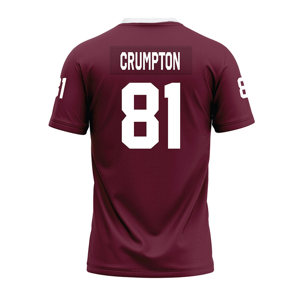 Mississippi State - NCAA Football : Zion Crumpton - Maroon Premium Football Jersey-1
