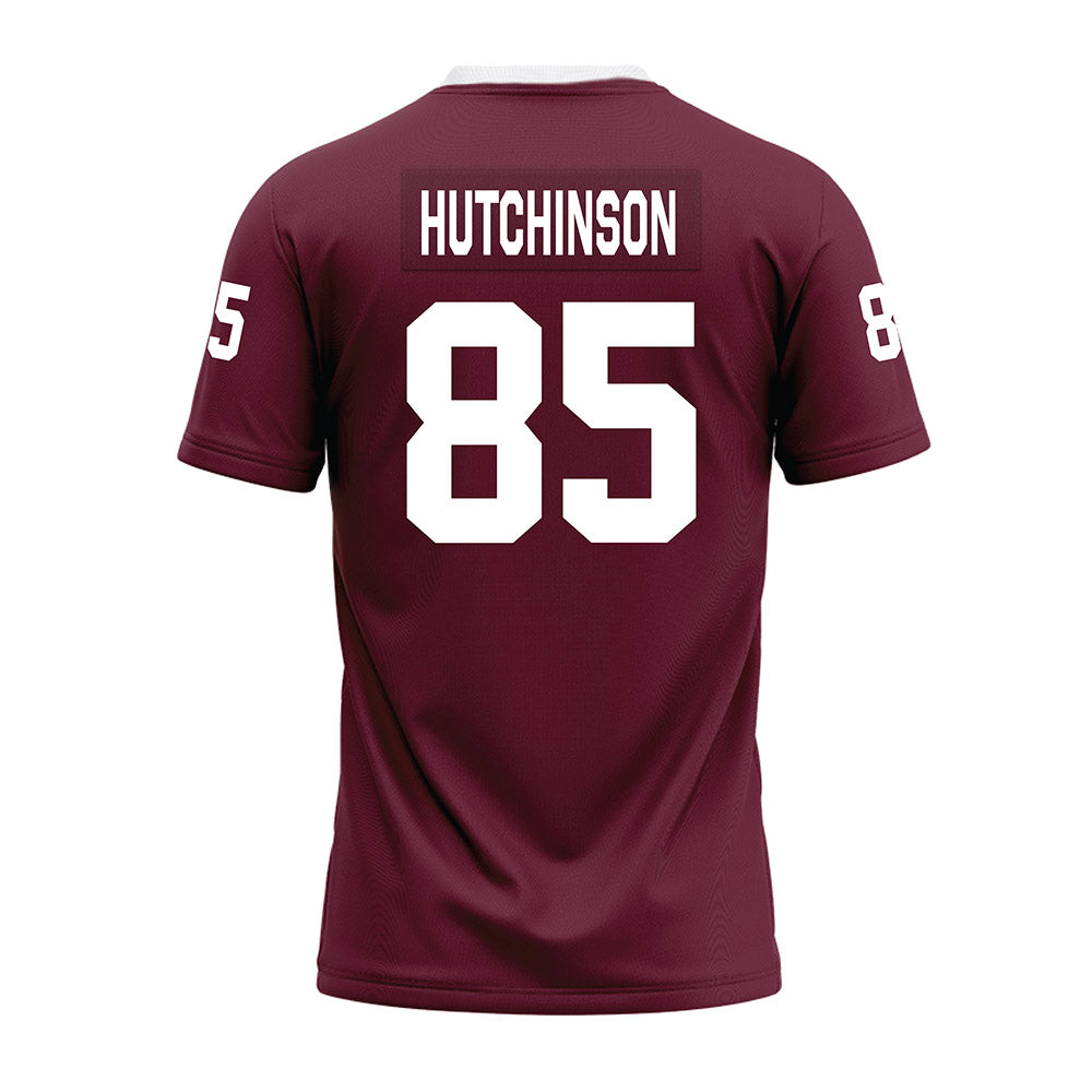 Mississippi State - NCAA Football : Luke Hutchinson - Maroon Premium Football Jersey-1
