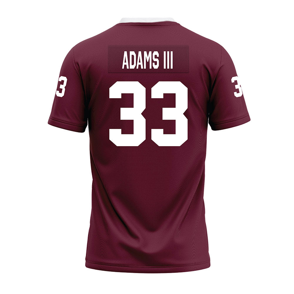 Mississippi State - NCAA Football : Douglas Adams III - Maroon Premium Football Jersey-1