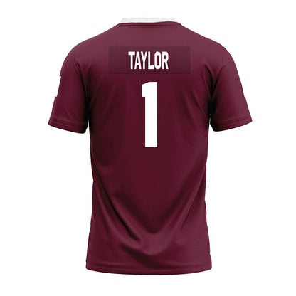 Mississippi State - NCAA Football : KaMario Taylor - Maroon Premium Football Jersey-1