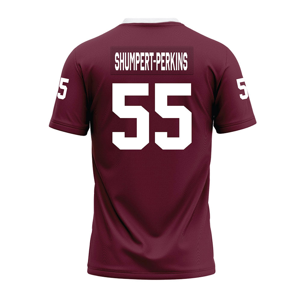 Mississippi State - NCAA Football : Jakheem Shumpert-Perkins - Maroon Premium Football Jersey-1