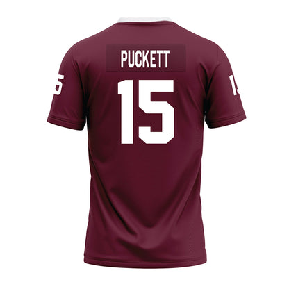 Mississippi State - NCAA Football : Parker Puckett - Maroon Premium Football Jersey-1