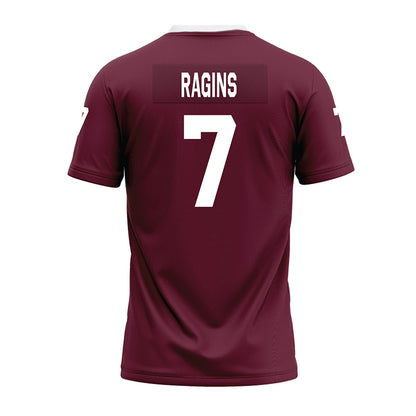 Mississippi State - NCAA Football : Zion Ragins - Maroon Premium Football Jersey-1