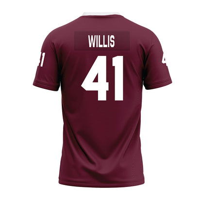 Mississippi State - NCAA Football : Tyshun Willis - Maroon Premium Football Jersey-1