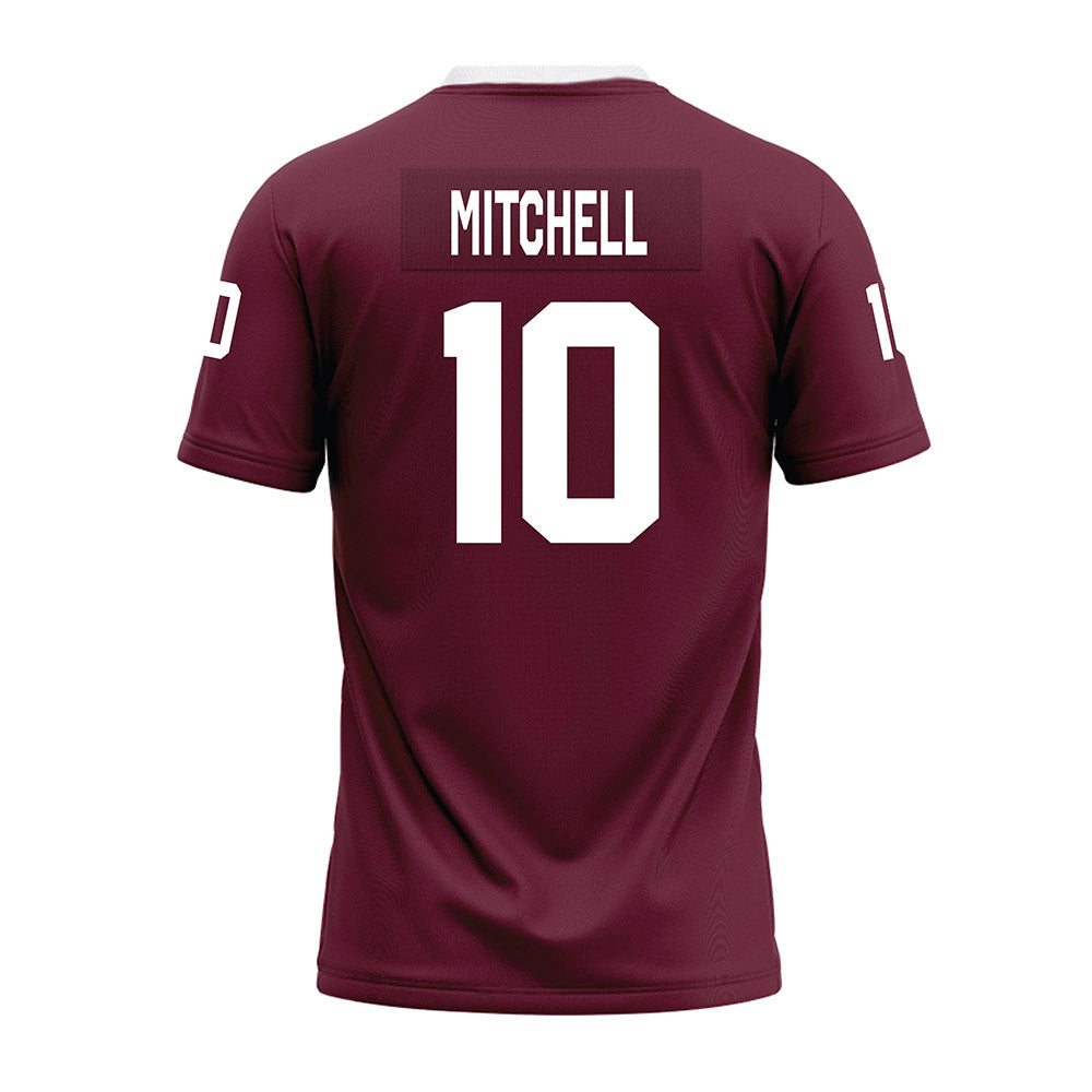 Mississippi State - NCAA Football : Bull Mitchell - Maroon Premium Football Jersey-1