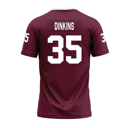 Mississippi State - NCAA Football : Kalvin Dinkins - Maroon Premium Football Jersey-1
