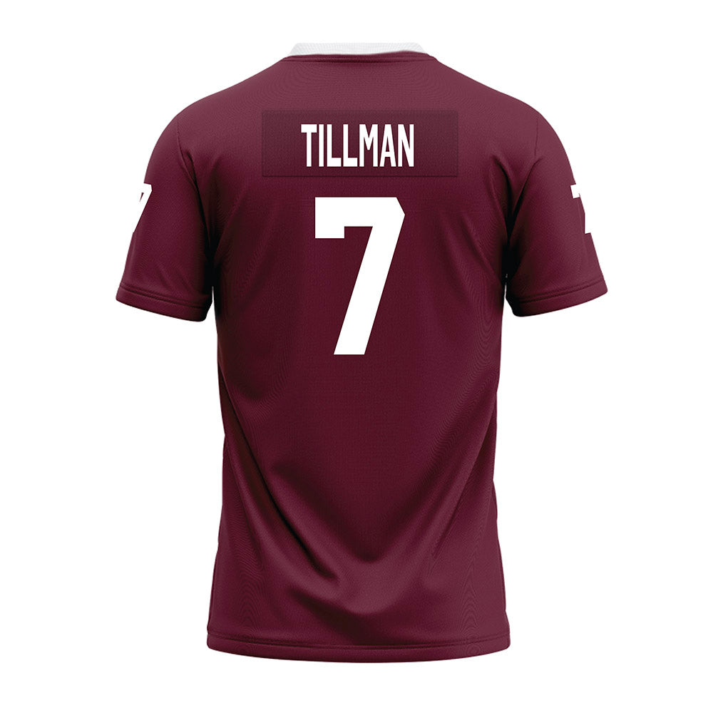 Mississippi State - NCAA Football : Zakari Tillman - Maroon Premium Football Jersey-1