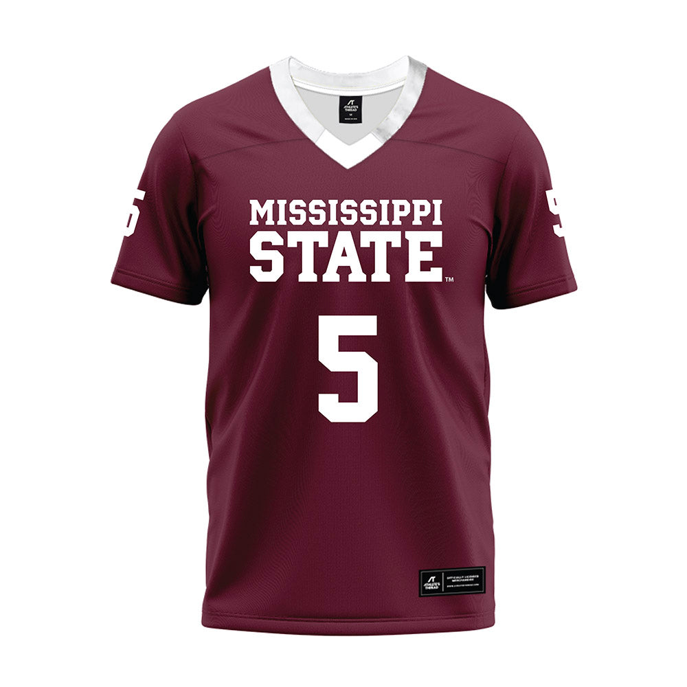 Mississippi State - NCAA Football : Xavier Gayten - Maroon Premium Football Jersey-0