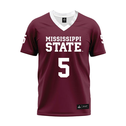 Mississippi State - NCAA Football : Xavier Gayten - Maroon Premium Football Jersey-0