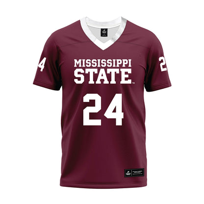 Mississippi State - NCAA Football : Fluff Bothwell - Maroon Premium Football Jersey-0