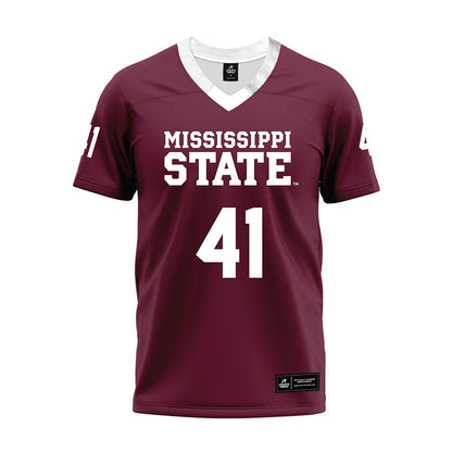 Mississippi State - NCAA Football : Tyshun Willis - Maroon Premium Football Jersey-0