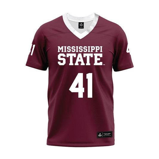 Mississippi State - NCAA Football : Tyshun Willis - Maroon Premium Football Jersey-0