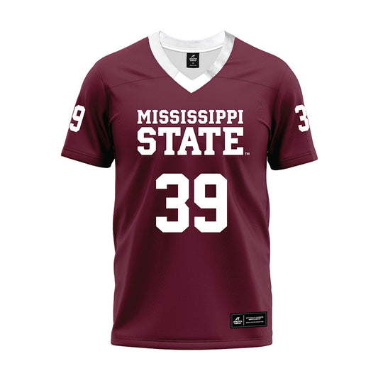 Mississippi State - NCAA Football : Kallen Cosper - Maroon Premium Football Jersey-0