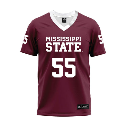 Mississippi State - NCAA Football : Jakheem Shumpert-Perkins - Maroon Premium Football Jersey-0