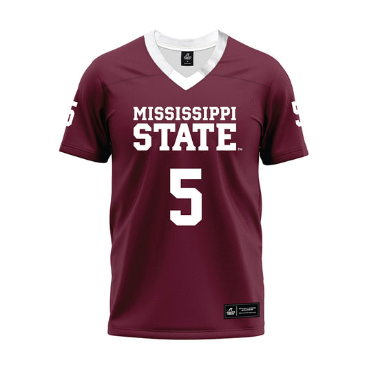 Mississippi State - NCAA Football : Jardin Gilbert - Maroon Premium Football Jersey-0