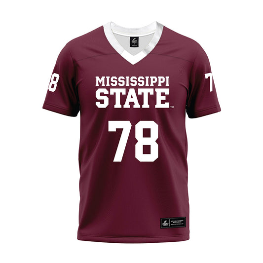 Mississippi State - NCAA Football : Dj Chester - Maroon Premium Football Jersey-0