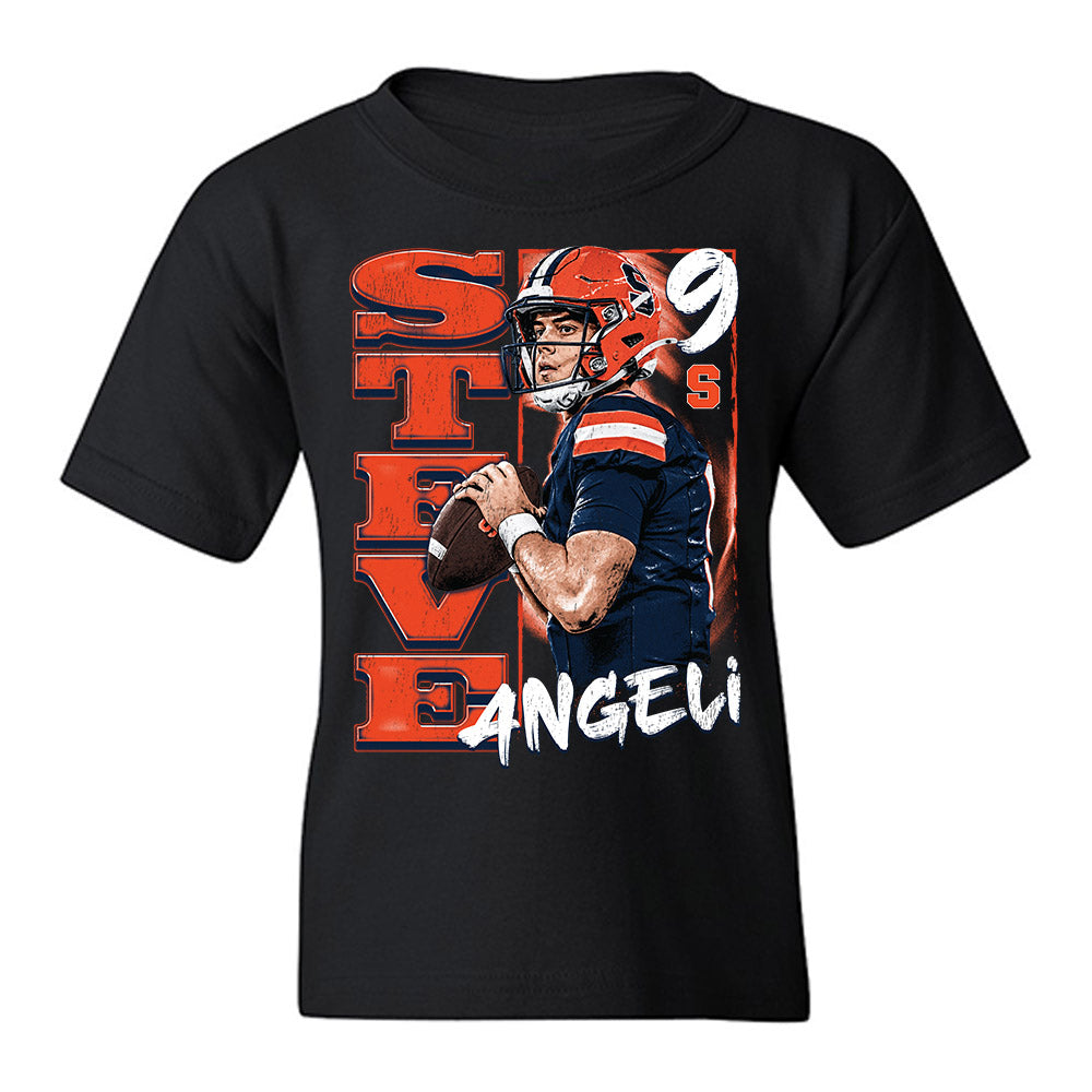 Syracuse - NCAA Football : Steve Angeli - Youth T-Shirt-0