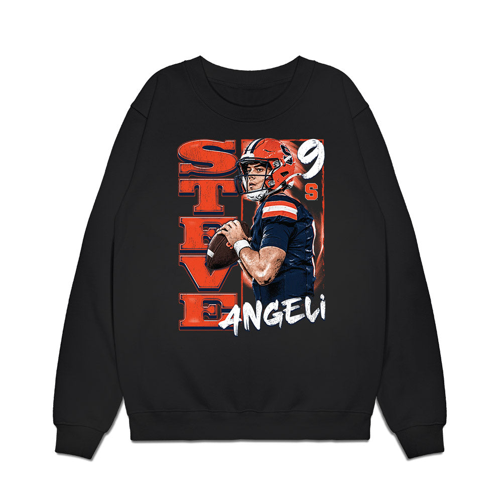 Syracuse - NCAA Football : Steve Angeli - Premium Crewneck Sweatshirt-0