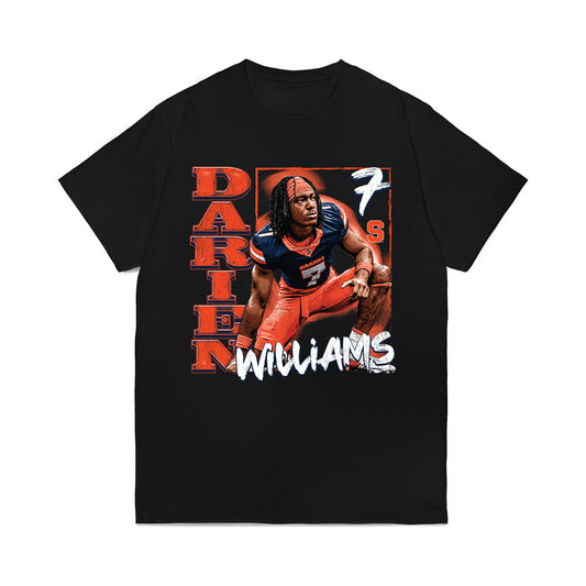 Syracuse - NCAA Football : Darien Williams - Collage Comfort Colors T-Shirt-0