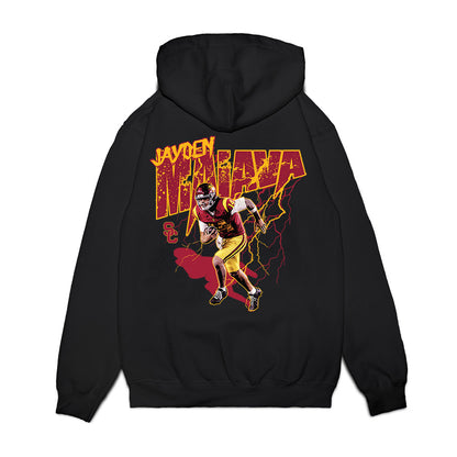 USC - NCAA Football : Jayden Maiava - Collage Premium Hooded Sweatshirt-1