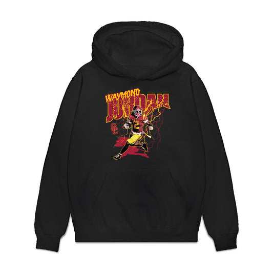 USC - NCAA Football : Waymond Jordan - Graphic Premium Hooded Sweatshirt-0