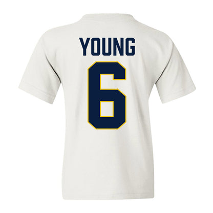 Michigan - NCAA Football : Jordan Young - 1st Annual Football Camp Youth T-Shirt-1