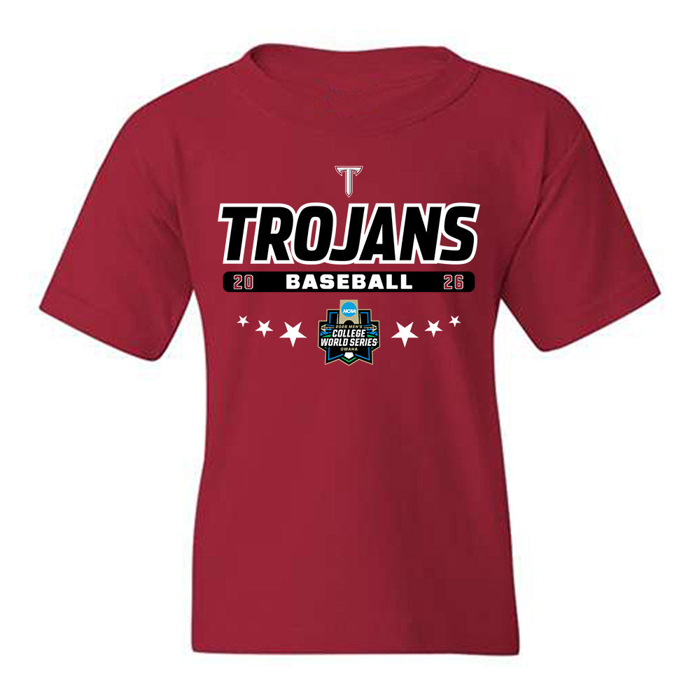 Troy - NCAA Baseball : Roster List Youth T-Shirt-0