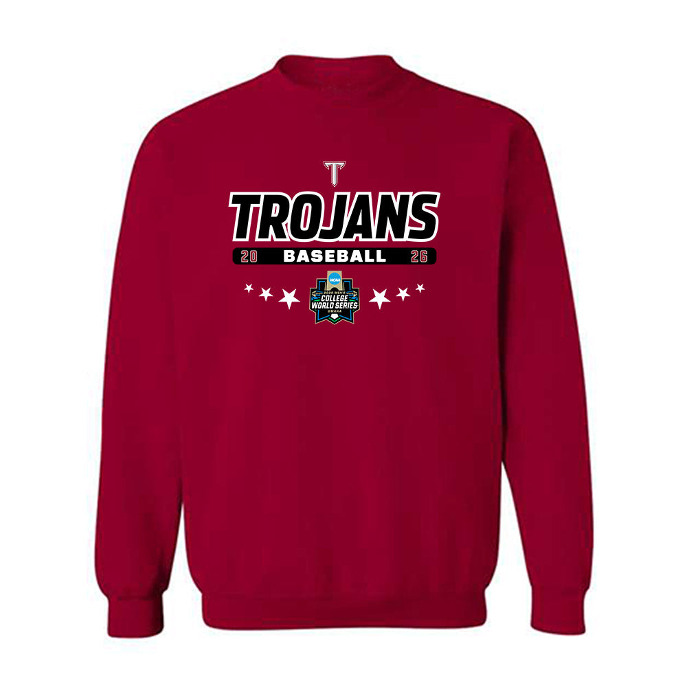 Troy - NCAA Baseball : Roster List Crewneck Sweatshirt-0