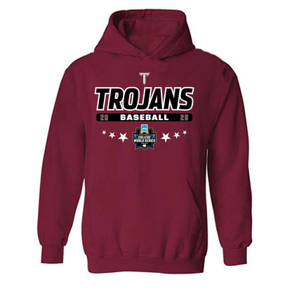 Troy - NCAA Baseball : Roster List Hooded Sweatshirt-0