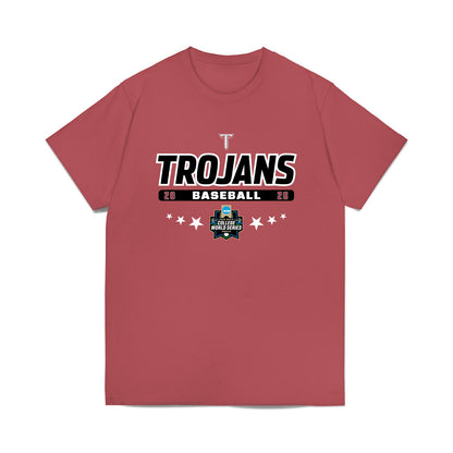 Troy - NCAA Baseball : Roster List Comfort Colors T-Shirt-0