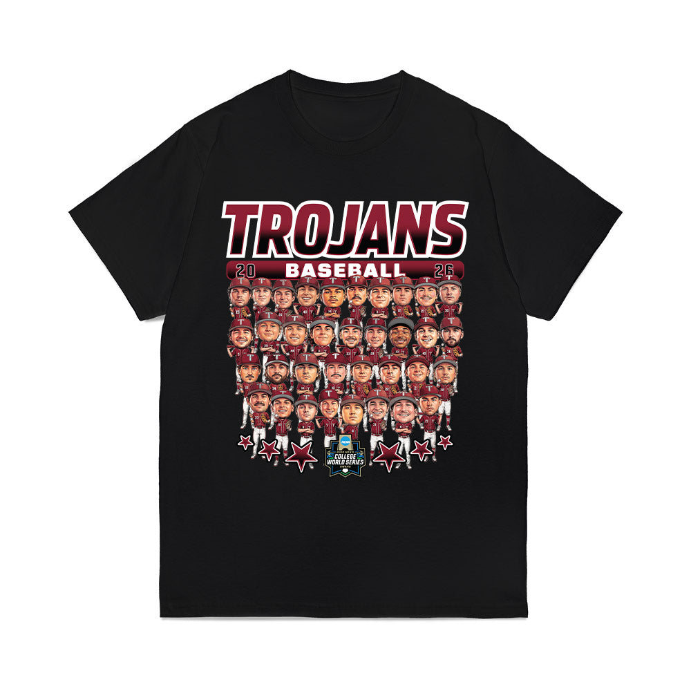 Troy - NCAA Baseball : Team Collage Comfort Colors T-Shirt-0