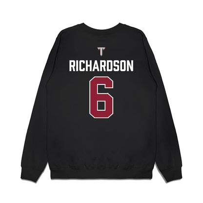 Troy - NCAA Baseball : Brady Richardson - College World Series Premium Crewneck Sweatshirt-1