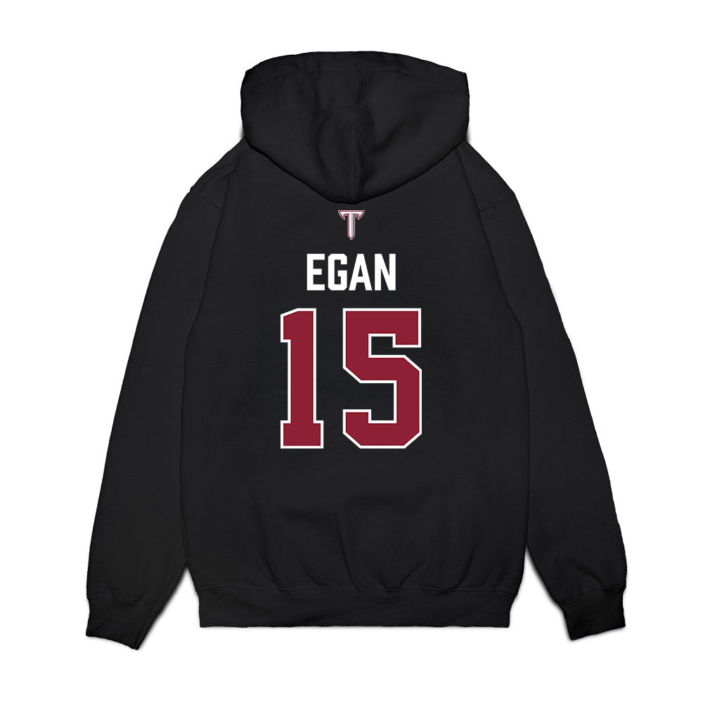 Troy - NCAA Baseball : Tommy Egan - College World Series Premium Hooded Sweatshirt-1