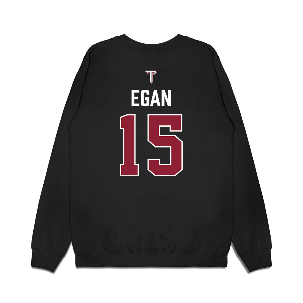 Troy - NCAA Baseball : Tommy Egan - College World Series Premium Crewneck Sweatshirt-1