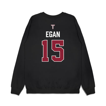 Troy - NCAA Baseball : Tommy Egan - College World Series Premium Crewneck Sweatshirt-1